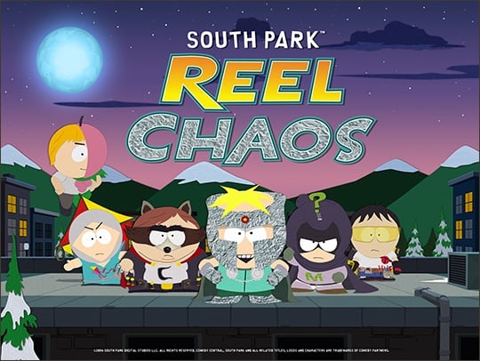 SOUTH PARK REEL CHAOS splash screen